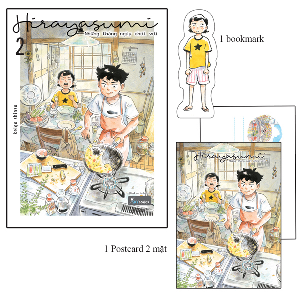 Bộ Hirayasumi - Những Tháng Ngày Chơi Vơi - Tập 2 - Tặng Kèm Bookmark Nhân Vật + Postcard Bồi Cứng