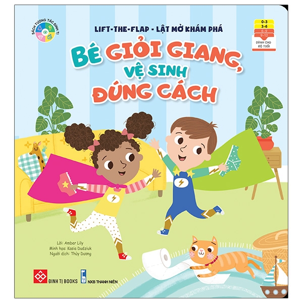 Bộ Lift-The-Flap - Lật Mở Khám Phá - Bé Giỏi Giang, Vệ Sinh Đúng Cách