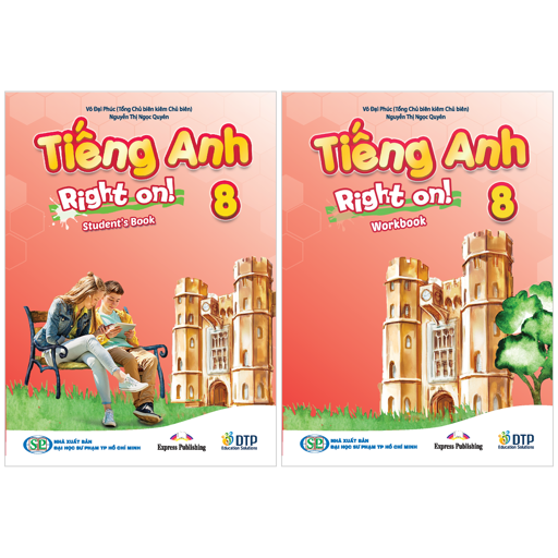 Bộ Sách Tiếng Anh 8 - Right On! - Student's Book + Workbook (Bộ 2 Cuốn)