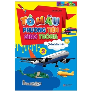bộ tô màu phương tiện giao thông 2: trên bầu trời