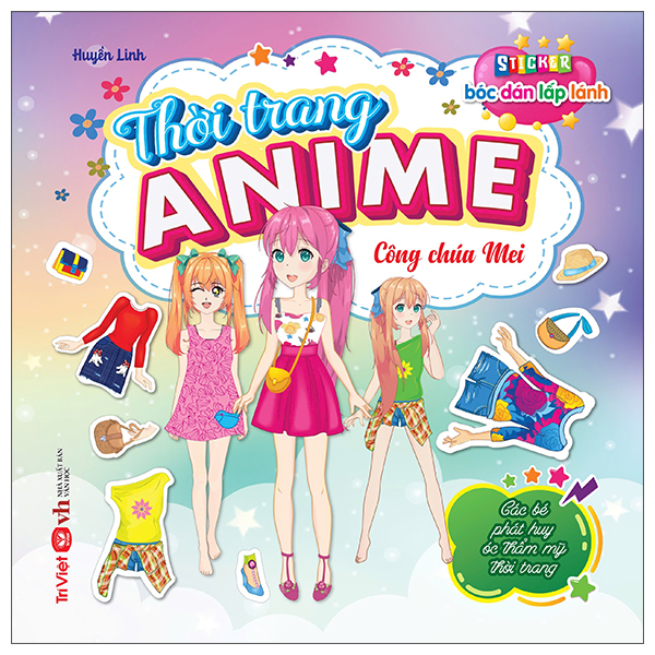 Sticker Boc Dan Lap Lanh - Thoi Trang Anime - Cong Chua Mei