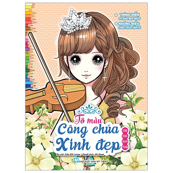 tô màu công chúa xinh đẹp - công chúa đoan trang (tái bản 2023)